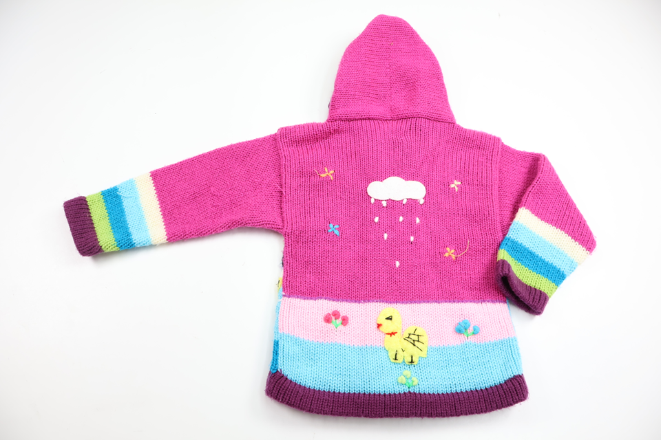 Knitted cardigan from Hemstickat - Size 92 - Multi