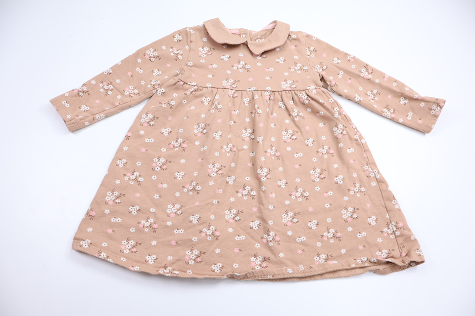 Floral dress from C&A - Size 98 - Beige
