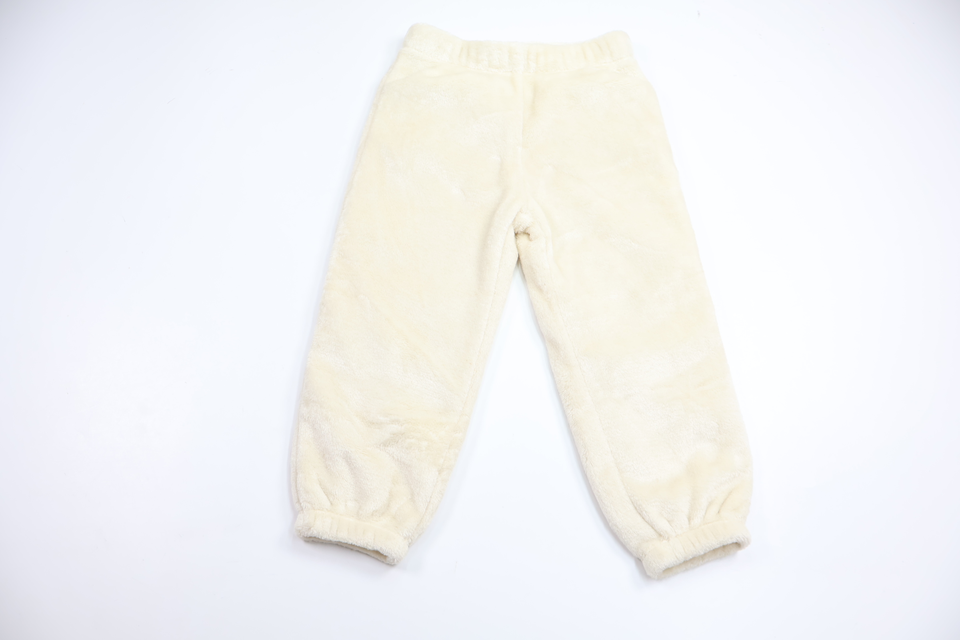 Soft fleece trousers from Unknown - Size 98/104 - Off-white