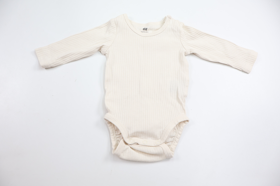 Ribbed bodysuit from H&M - Size 56 - Off-white