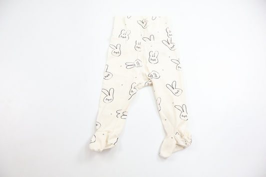 Pants with rabbits from H&M - Size 62 - White