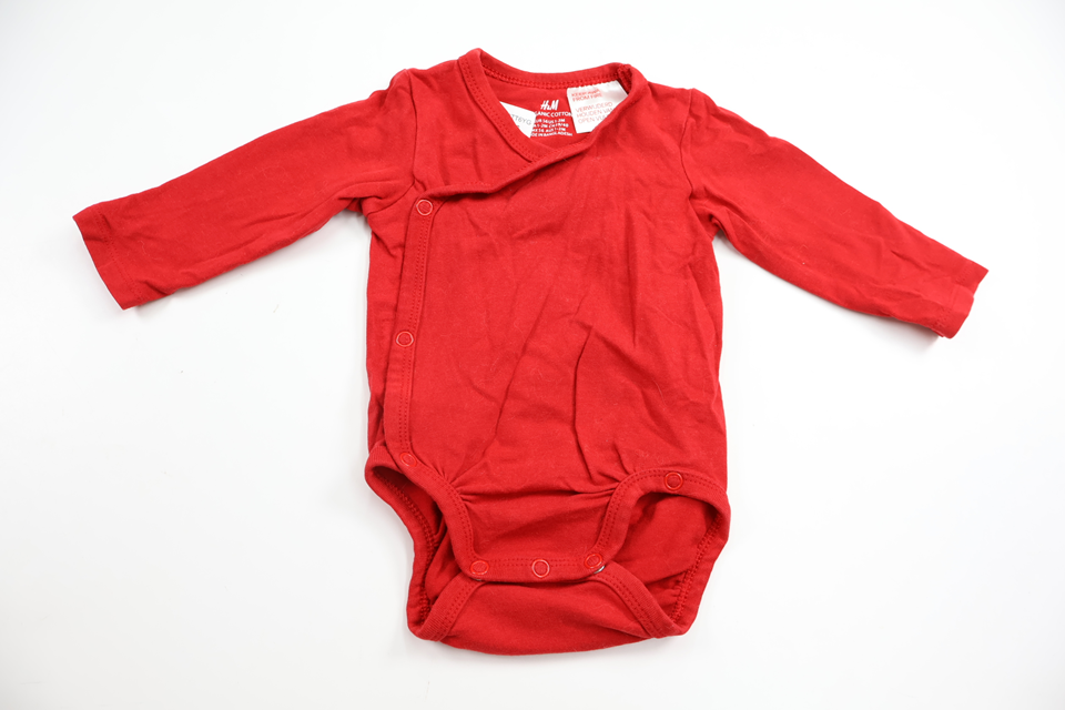 H&M Crossover Bodysuit - Size 56 - Red