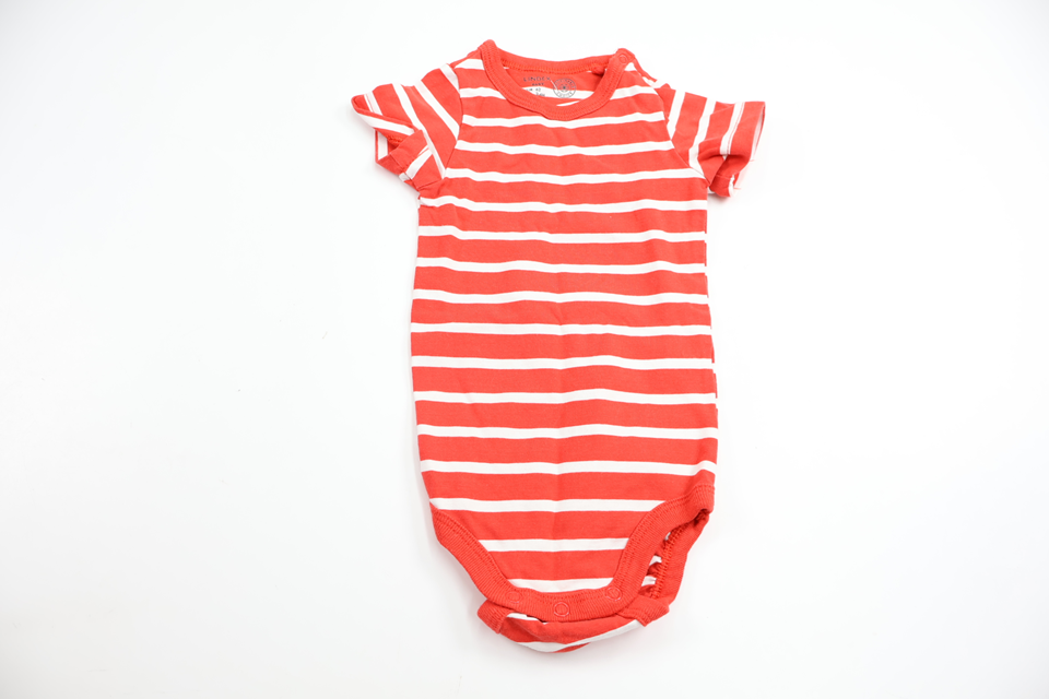 Striped bodysuit from Lindex - Size 62 - Red