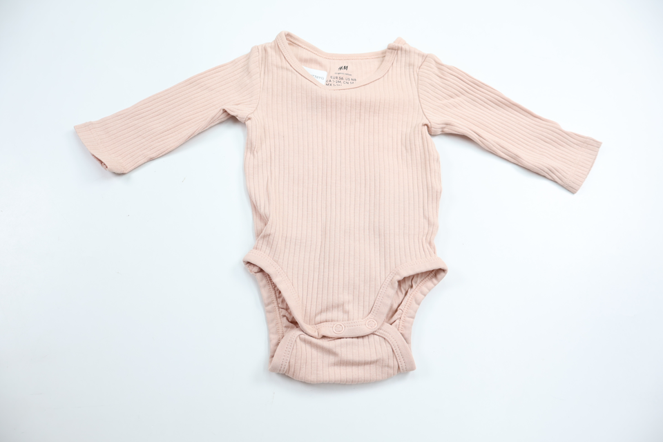 Ribbed bodysuit from H&M - Size 56 - Pink