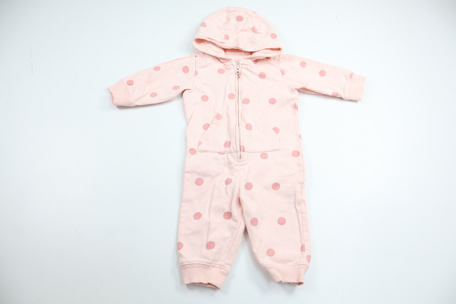Polka dot onesie from H&M - Size 62 - Pink