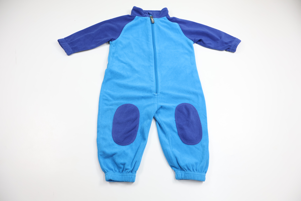 Jumpsuit i fleece från Reflex - Storlek 74 - Blå