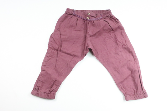Hose von Newbie – Größe 86 – Burgunderrot