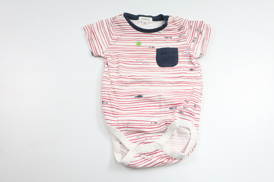 Body von Newbie – Größe 68 – Weiß