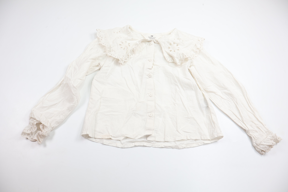 Blus från H&M - Storlek 122 - Vit