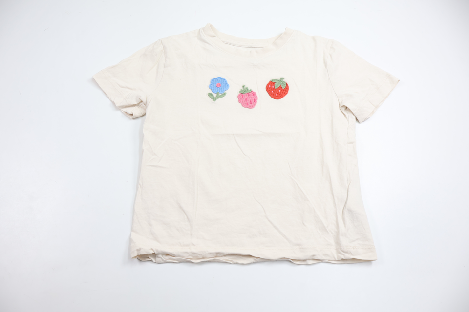 T-shirt från H&M - Storlek 122/128 - Benvit