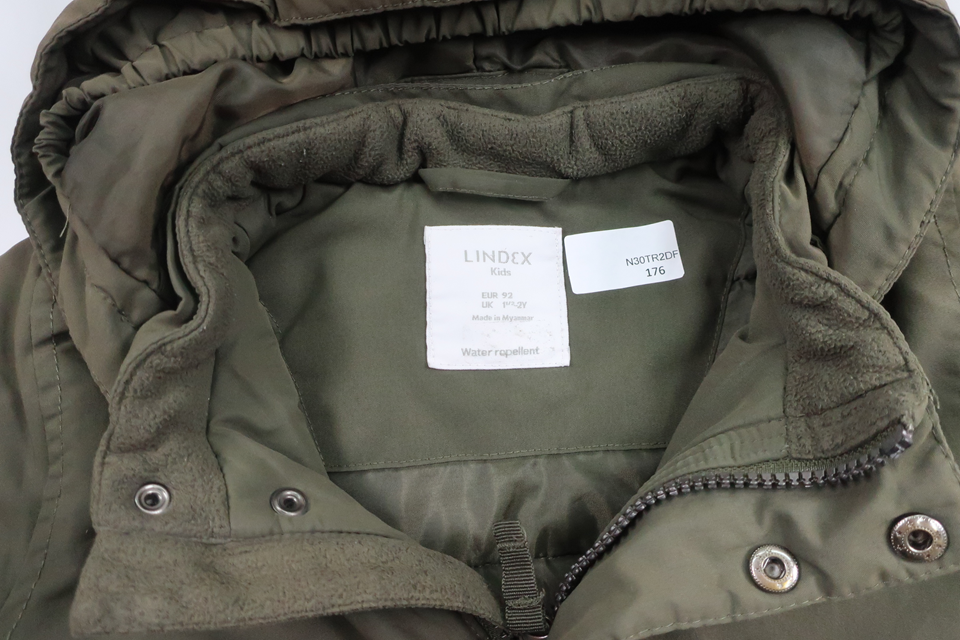 Leicht gefütterte Jacke von Lindex – Größe 92 – Grün