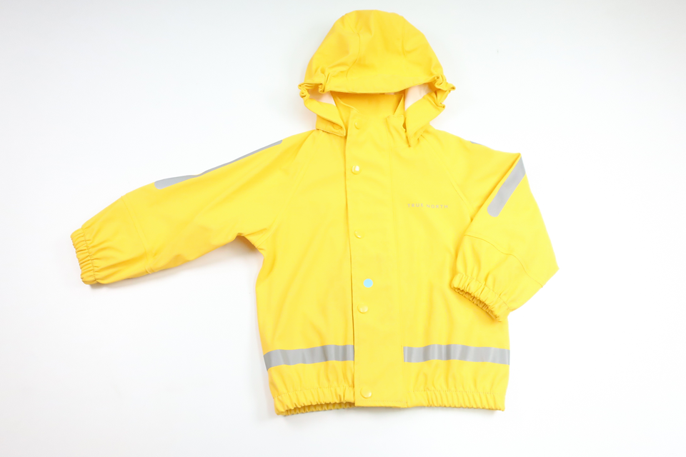 Regenjacke von True North – Größe 86/92 – Gelb