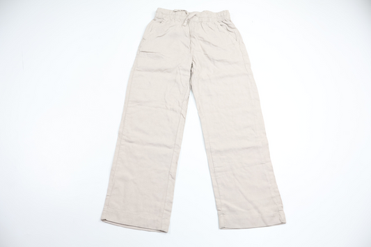 Byxor i 55% lin från Lager 157 - Storlek 120 - Beige