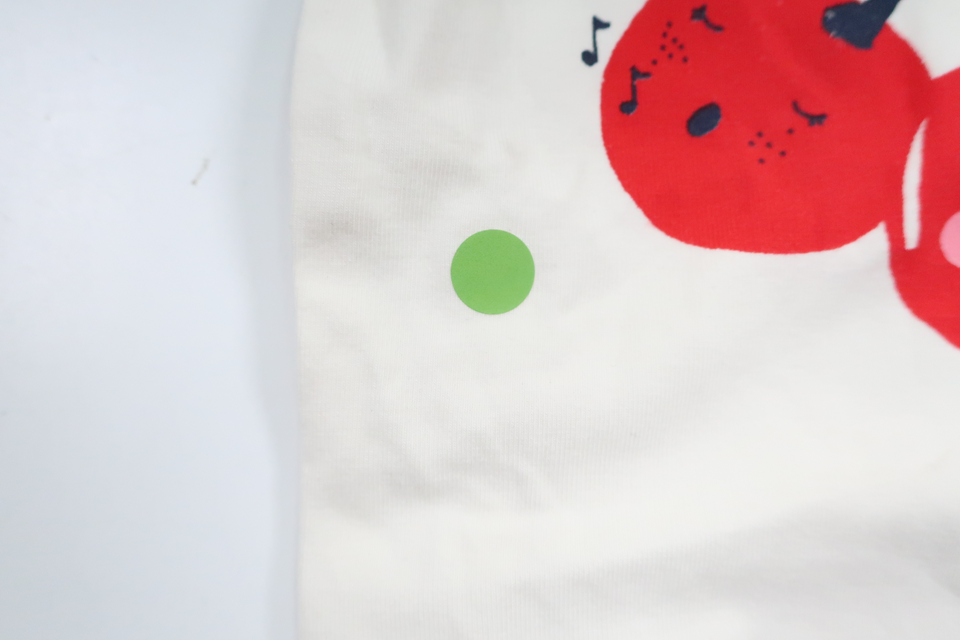 Body mit Kirschen von Lindex – Größe 62 – Weiß