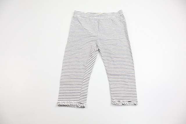Short striped leggings from H&M - Size 110 - White