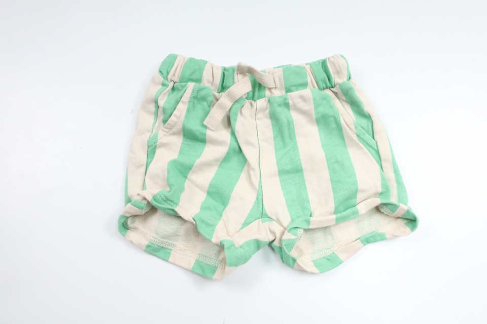 Gestreifte Shorts von Lindex – Größe 62 – Grün