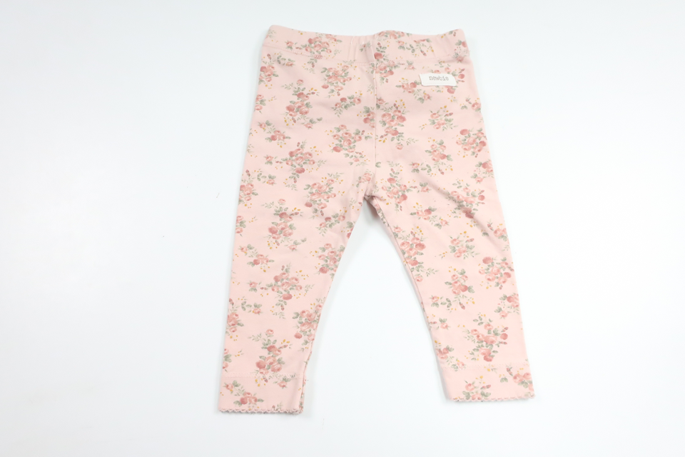 Geblümte Hose von Newbie – Größe 68 – Rosa