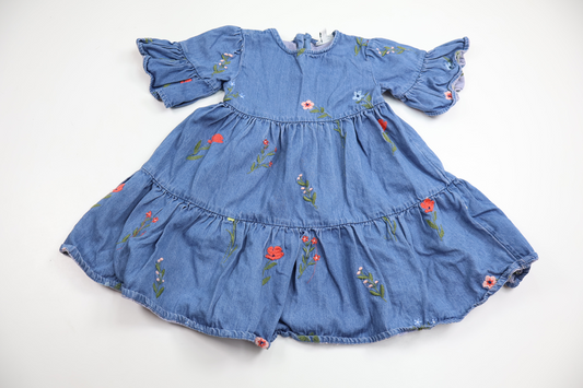 Denim dress from Fagottino - Size 98 - Denim