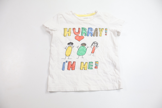 T-shirt from Kappahl - Size 98/104 - White
