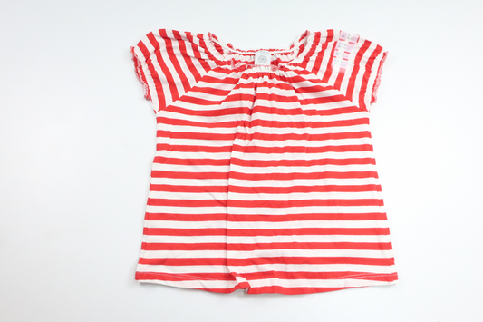 Gestreifte Tunika von Lindex – Größe 92 – Rot