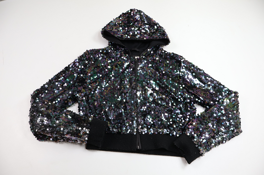 H&M Sequin Jacket - Size 146/152 - Black