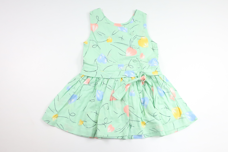 Vintage klänning från H&M - Storlek 86/92 - Grön