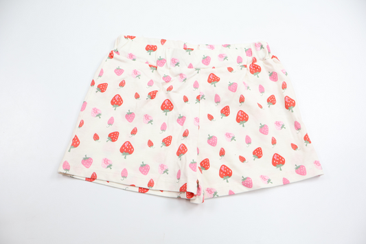 Amy & Lucy Shorts with Strawberries - Size 98/104 - Off-white