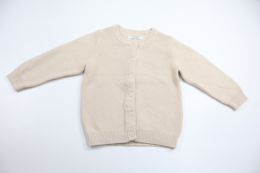 Knitted cardigan from Samsøe Samsøe - Size 92 - Beige