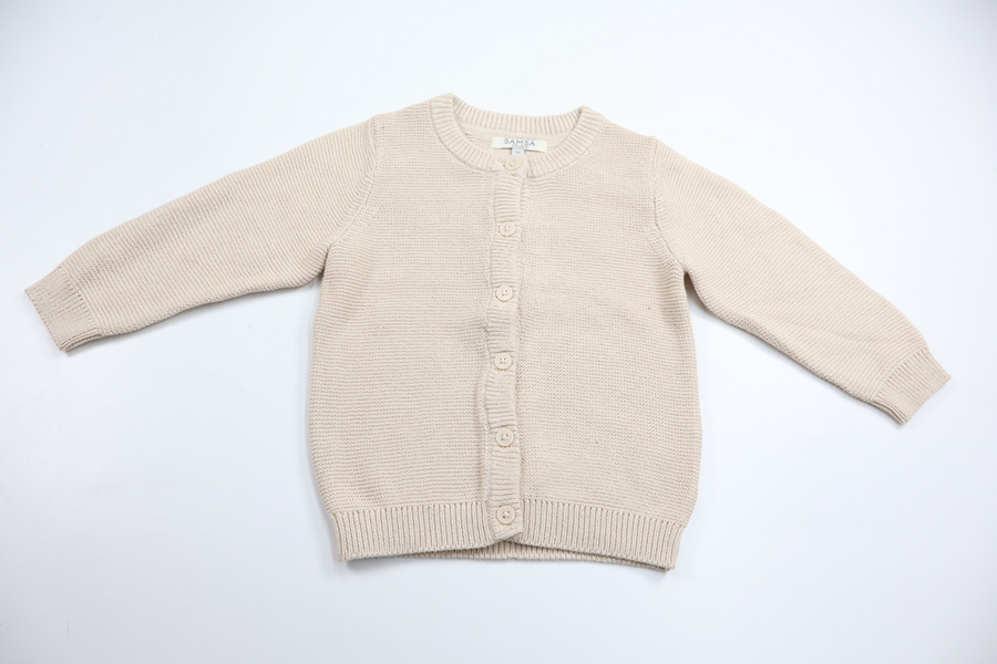 Knitted cardigan from Samsøe Samsøe - Size 92 - Beige