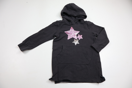 Hooded sweatshirt dress from Uniq Studio - Size 98/104 - Grey