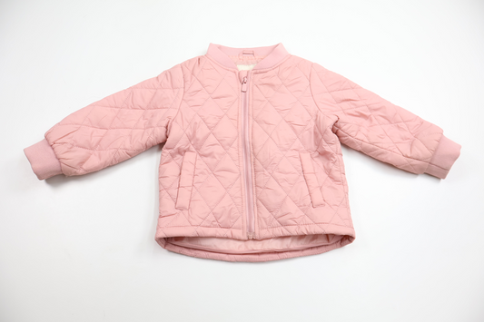 Quilted jacket from Samsa Baby - Size 80 - Pink
