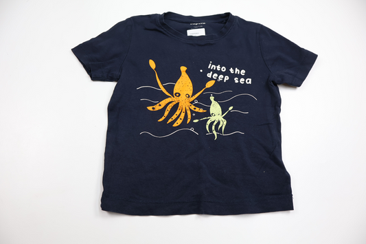 T-shirt from Lupilu - Size 122/128 - Navy blue