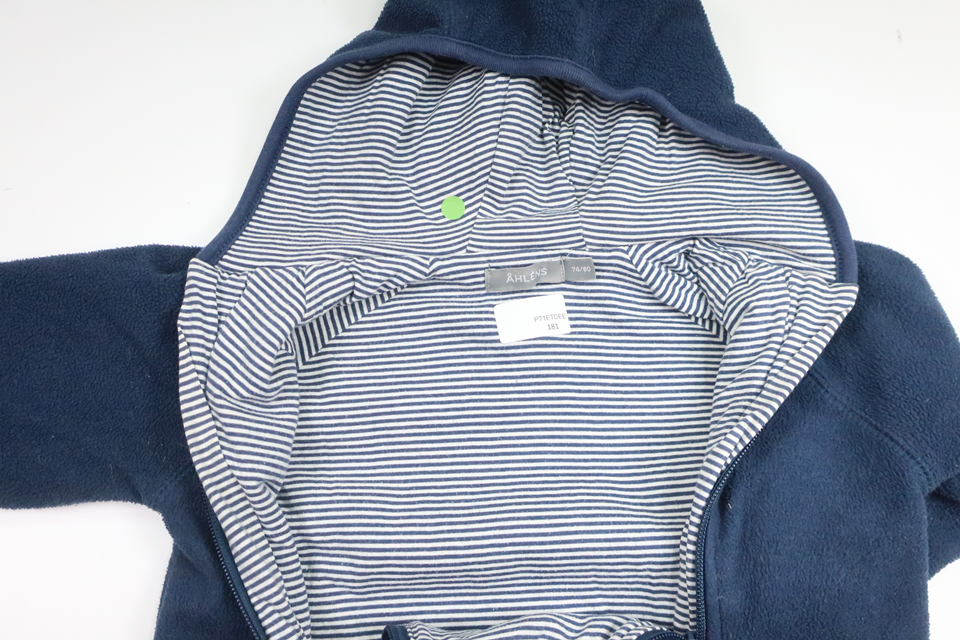 Fleece-Overall von Åhléns – Größe 74/80 – Marineblau