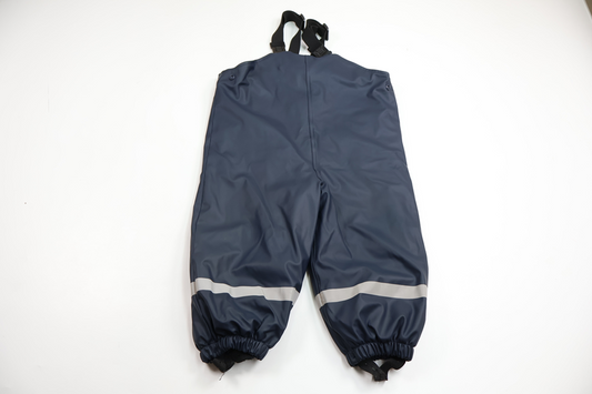 Lined rain pants from Basic U - Size 80 - Navy blue
