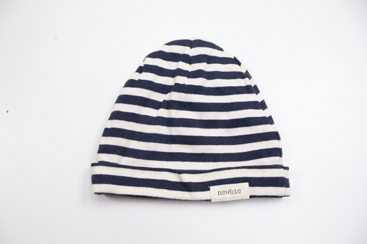 Striped hat from Newbie - Size 44/46 - White