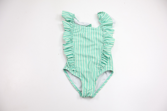 Striped swimsuit from Mix Beachwear - Size 98/104 - Green