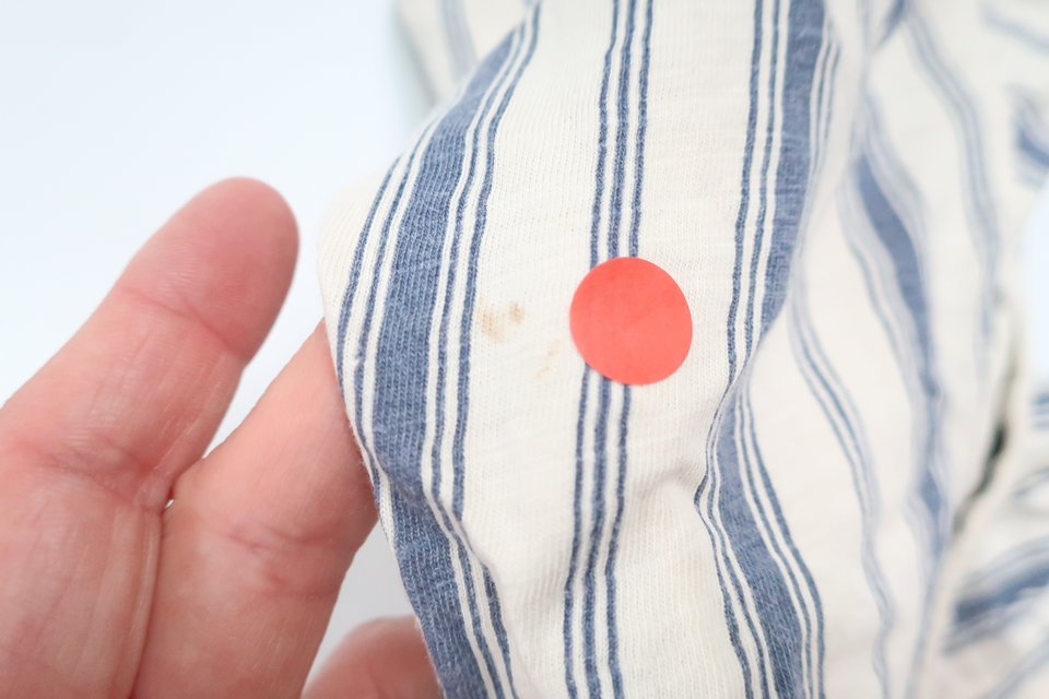 Gestreifter Jumpsuit von Lindex – Größe 86 – Blau