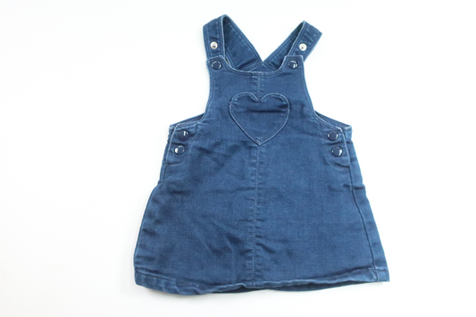 Trägerkleid von Baby Club by C&A – Größe 74 – Denim