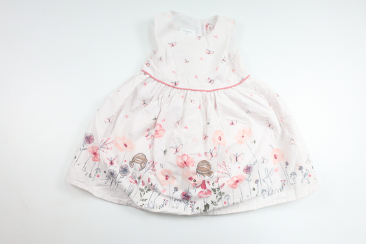 Kleid von Young Dimension – Größe 80 – Weiß