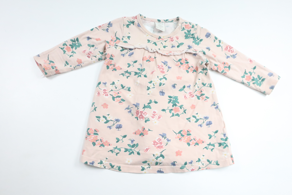 Geblümtes Kleid von Lindex – Größe 68 – Rosa