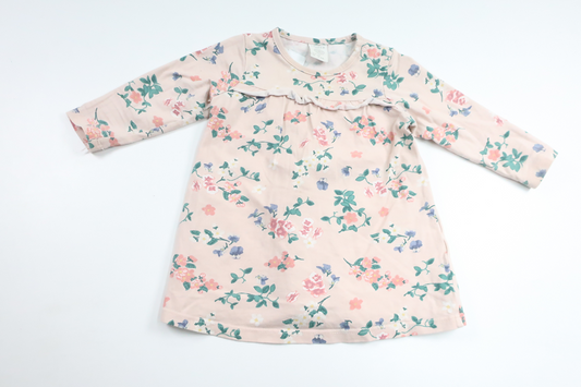 Geblümtes Kleid von Lindex – Größe 68 – Rosa