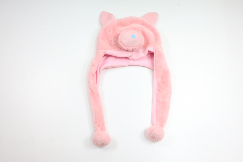 Hut „Schwein“ von unbekannter Marke – Größe 86/92 – Rosa