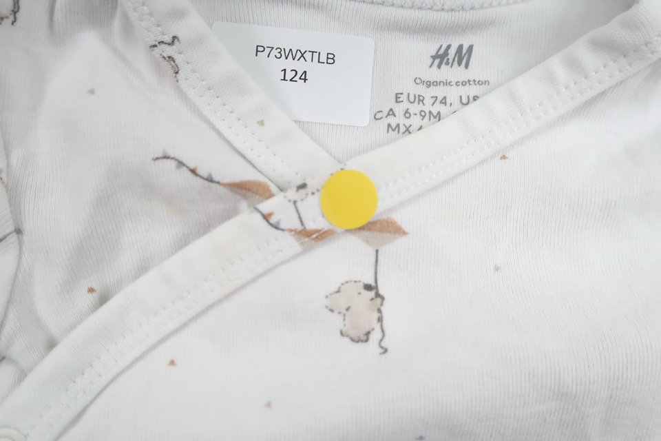 Wickelbody von H&MM - Größe 74 - Weiß