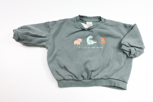 Sweatshirt von H&MM - Größe 68 - Grün