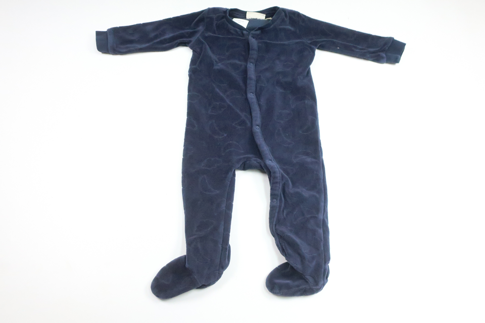 Fleece-Overall von Lupilu – Größe 74/80 – Marineblau