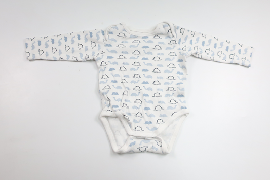 Body von Obaïbi – Größe 68 – Weiß