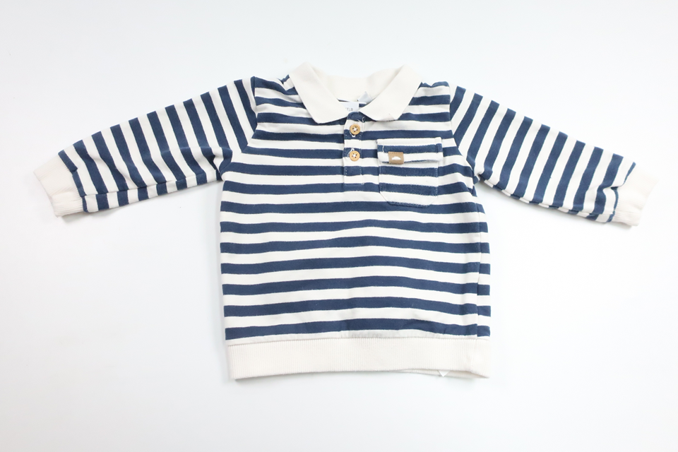 Gestreifter Pullover von Name It – Größe 68 – Weiß