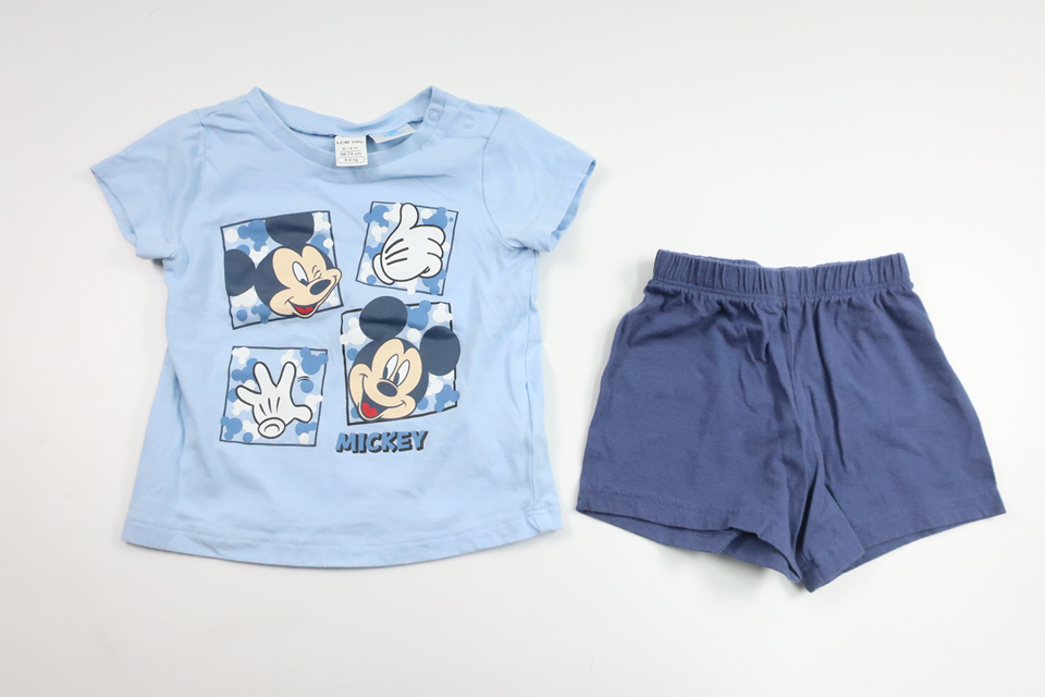 Zweiteiliger Pyjama mit Mickey Mouse von LC Waikiki – Größe 68/74 – Blau