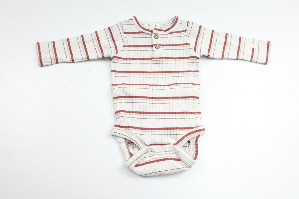 Gerippter Body von Newbie – Größe 56 – Beige