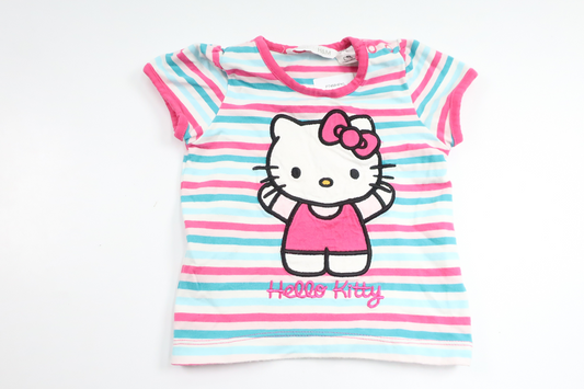 T-Shirt mit Hello Kitty von H&MM - Größe 74 - Rosa
